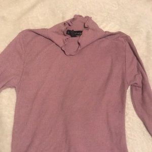Lavender turtleneck